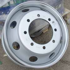 Колесный диск JST ЗИЛ 130 (под футорку) 8.25х22.5/8х275 D214 ET169 (уп) серебристый с вент.